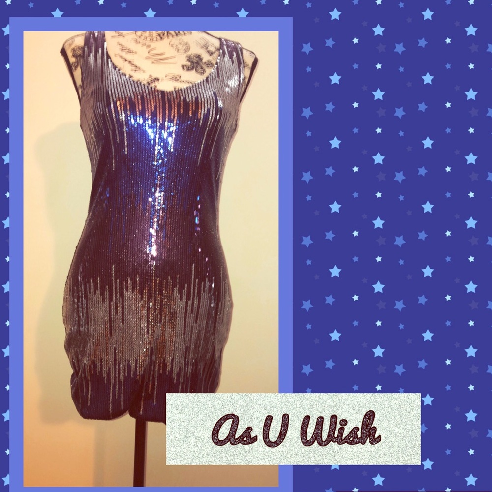 💎As U Wish Sequined Party Dress